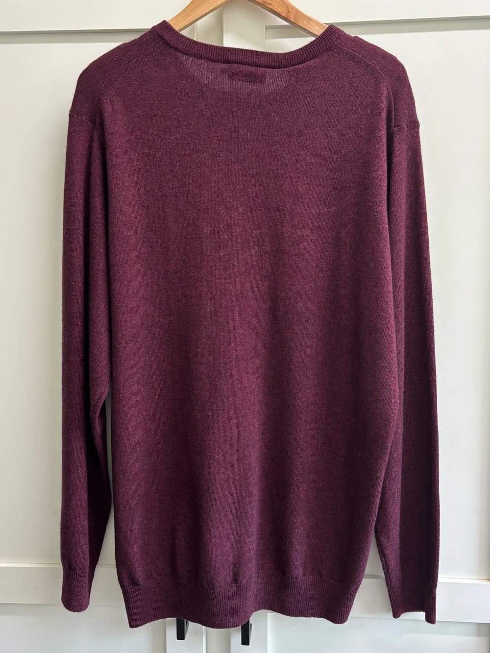 Rodd & Gunn Sweater Size XXL Queenstown Burgundy Red claret Cashmere Wool NWT